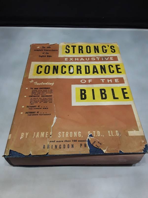 lot 11110 image: Strongs Exhaustive Bible Concordance (1890-1958)