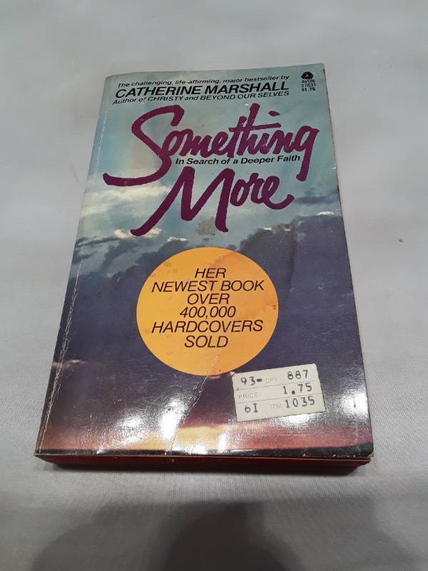lot 11200 image: Something More by Catherine Marshall - First Avon Printing 1976