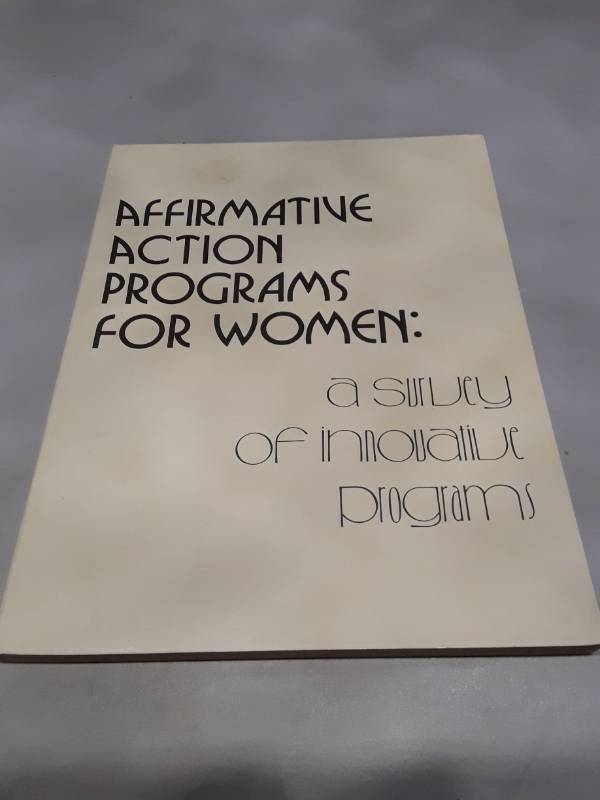 lot 11212 image: 1971 EEOC Womens Affirmative Action Programs Report