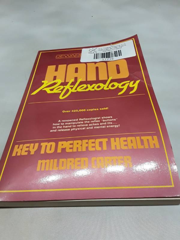 lot 11239 image: Hand Reflexology Key to Perfect Health by Mildred Carter (1988)