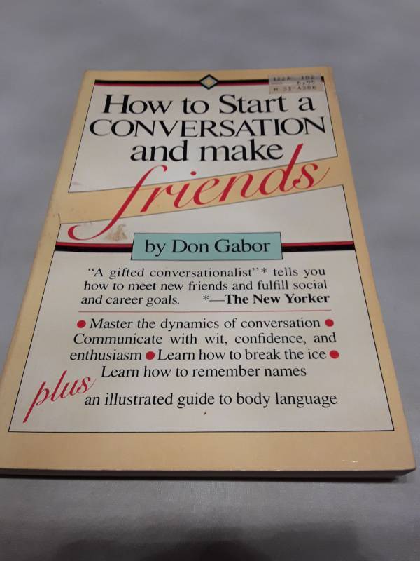 lot 11248 image: How to Start a Conversation and Make Friends by Don Gabor (1983)