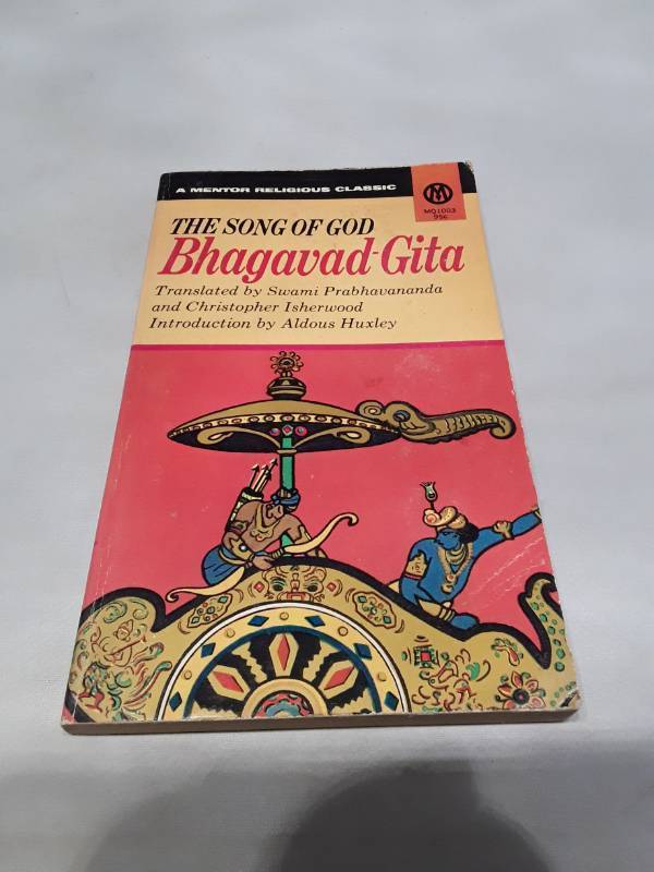 lot 11100 image: 1951 Bhagavad-Gita - The Song of God, Mentor Religious Classic Edition