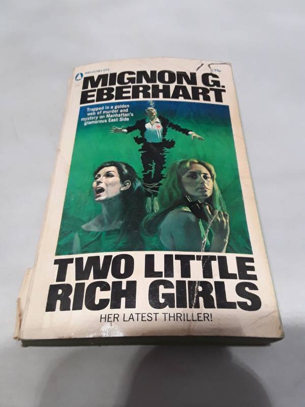 lot 11108 image: Two Little Rich Girls by Mignon G. Eberhart - 1971 Popular Library First Edition