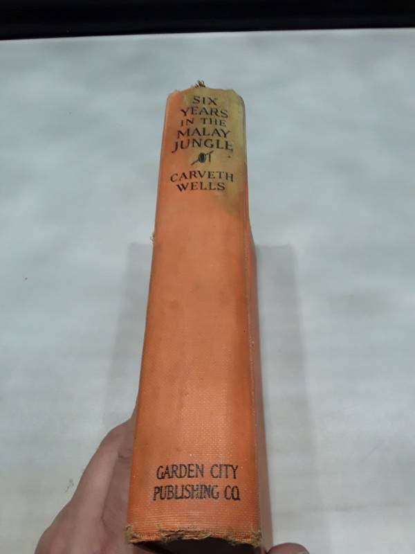 lot 10880 image: Six Years in the Malay Jungle by Carveth Wells - 1925 Edition
