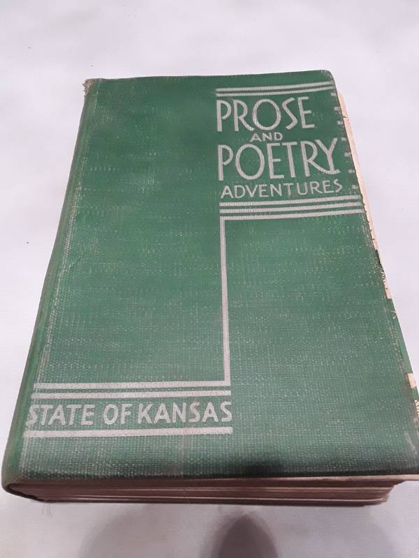 lot 10931 image: 1945 Kansas State Prose and Poetry Adventures Textbook
