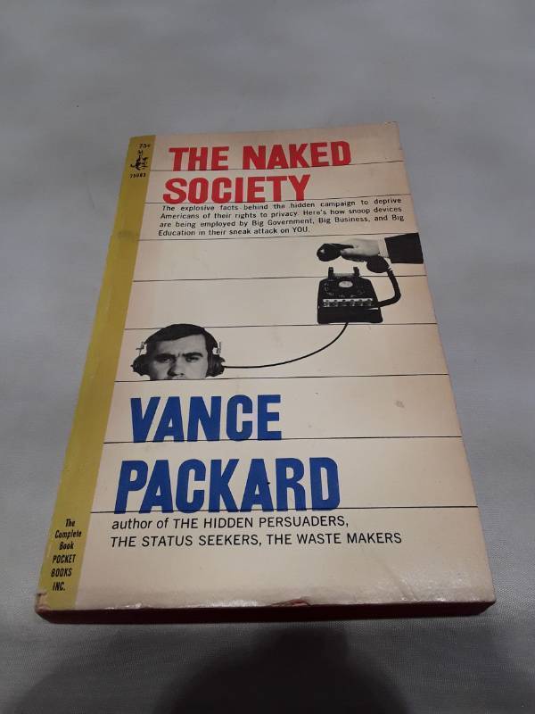 lot 10952 image: The Naked Society by Vance Packard - 1965 First Pocket Cardinal Edition