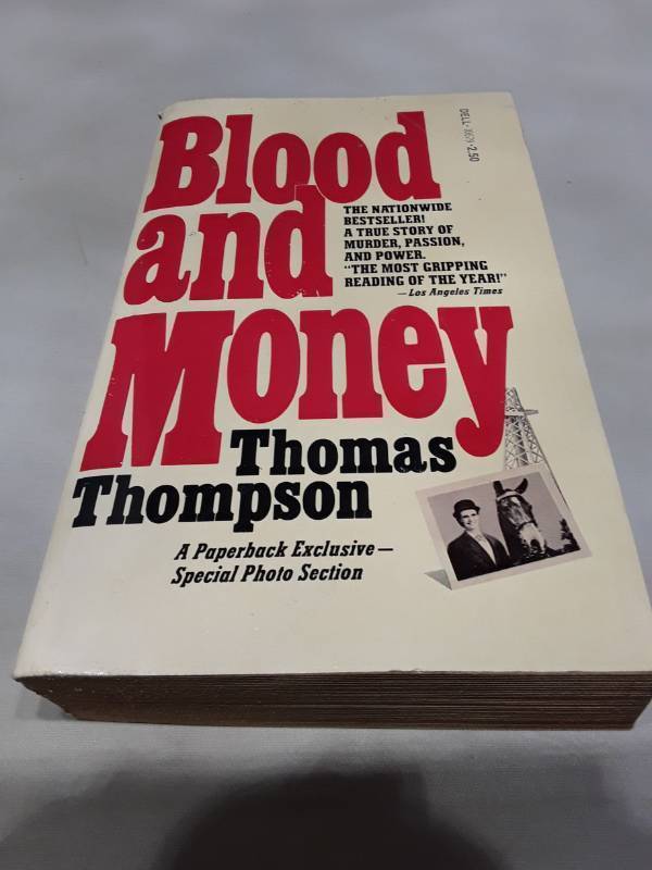 lot 10959 image: Blood and Money by Thomas Thompson - First Dell Printing (1977)