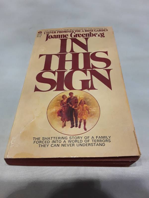 lot 10993 image: In This Sign & The Silent Language of Love by Joanne Greenberg - 1972 Avon Books Set