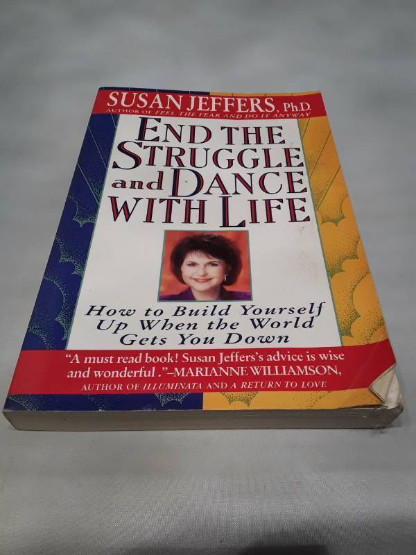 lot 10640 image: End the Struggle and Dance with Life by Susan Jeffers (1996 First Edition)