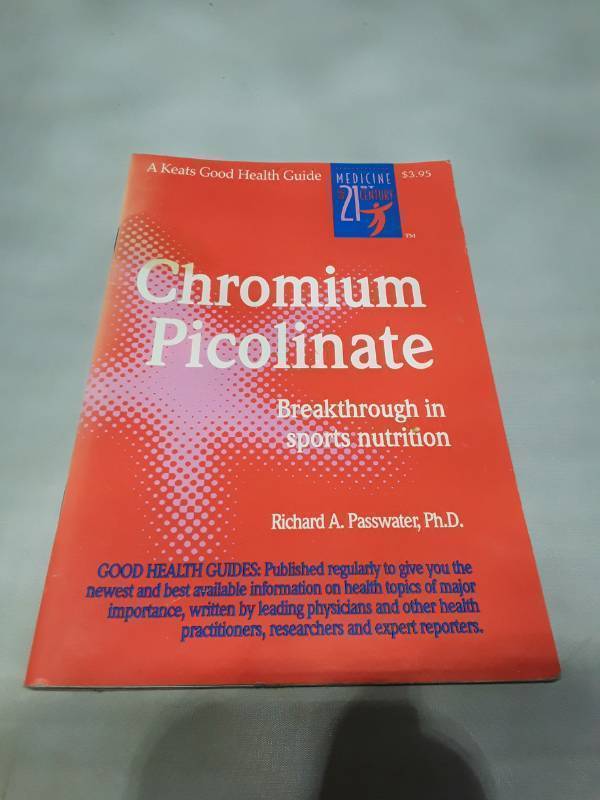 lot 10648 image: Chromium Picolinate A Keats Good Health Guide (1992)
