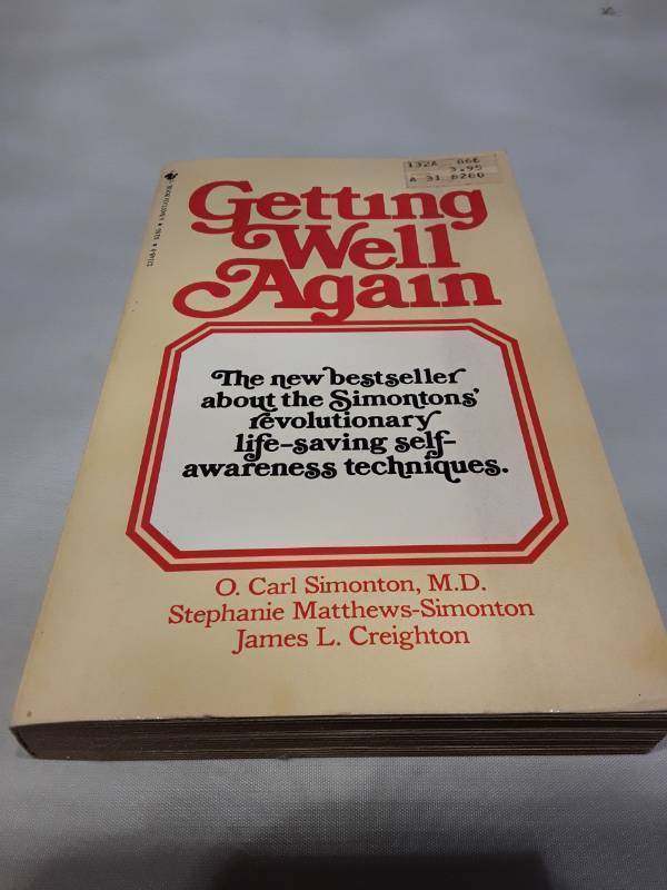 lot 10656 image: Getting Well Again - Vintage 1980 Self-Help Book