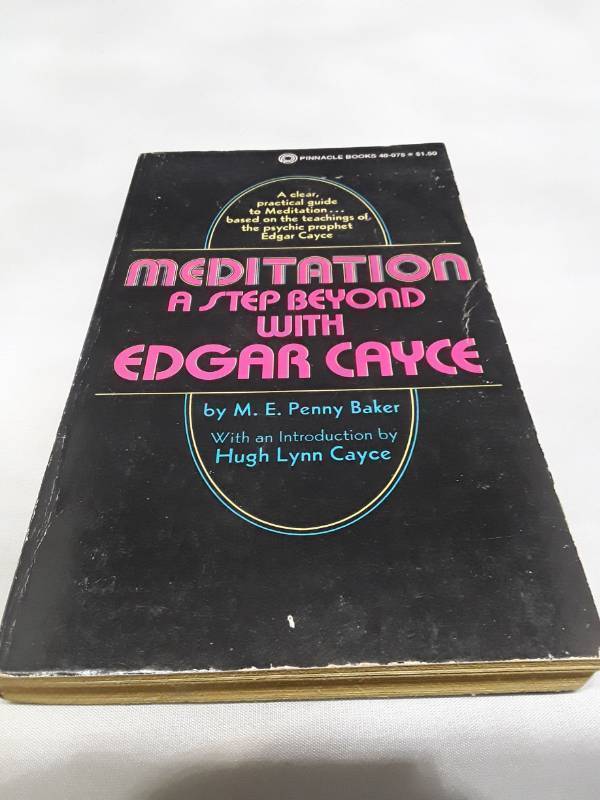 lot 10694 image: Meditation A Step Beyond with Edgar Cayce by M.E. Penny Baker (1975)