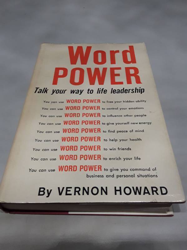 lot 10708 image: Word Power by Vernon Howard - 1958 First Edition Self-Help Book