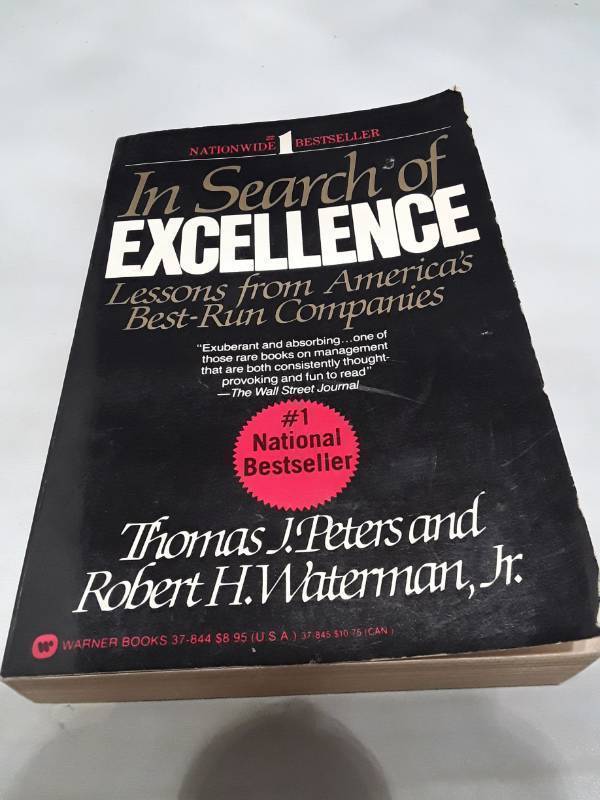 lot 10757 image: In Search of Excellence - First Warner Books Edition (1984)