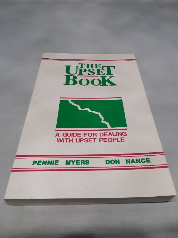 lot 10844 image: The Upset Book (1986) - Guide for Dealing with Upset People