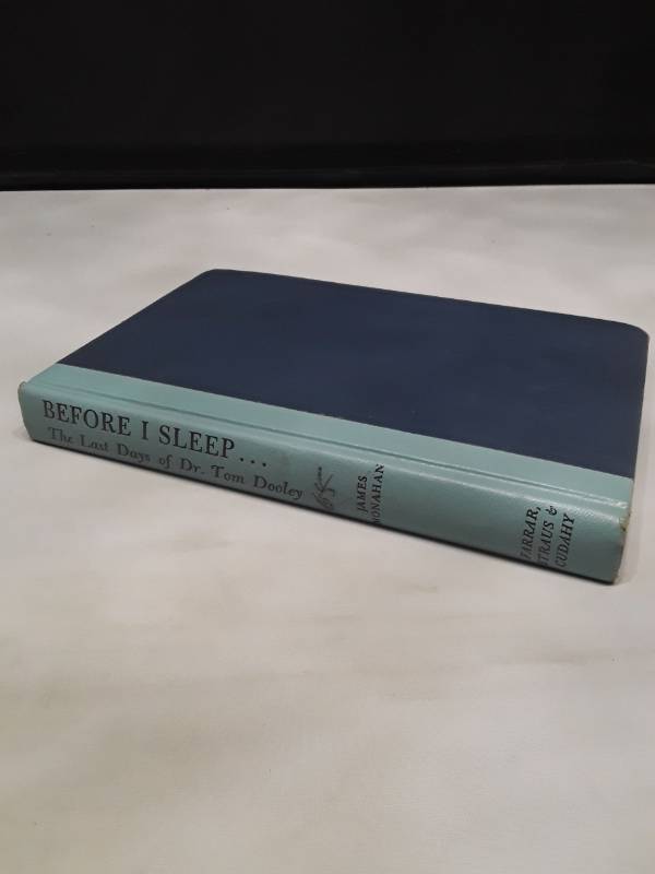 lot 10849 image: Before I Sleep The Last Days of Dr. Tom Dooley - 1961 First Edition