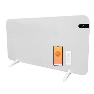 lot 978 image: K�nighaus 800W Smart Dual Space Heater �� Wall heater and mobile use �� WiFi App Control & Remote �� Includes Towel Rack, Stand Feet & Mounting Kit �� Color White