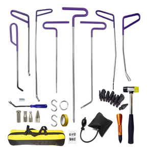 lot 990 image: Rods Dent Removal Kit, 30 Pcs Paintless Dent Repair Rods, Special Manganese Steel, Professional Hail Dent Removal Tool for Minor Dents, Door Dings and Hail Damage