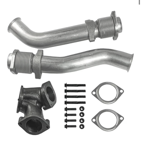 lot 992 image: Turbo Diesel With Hardware Bellowed Up Pipe Kit Replacement (unknown vehicle, possibly Ford Trucks