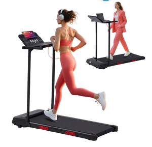 lot 1038 image: Walking Pad Treadmill with Handle Bar, Compact Portable Treadmills for Home Small, Electric Walking Pads with Handles, 3.5HP Quiet and LED Display, 400 LBS Capacity