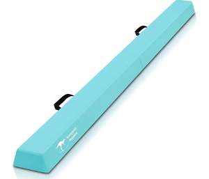 lot 1047 image: Kangaroo Hoppers 8FT Kids Balance Gymnastics Beam for Kids, Folding Extra Firm Foam Floor Beam for Beginners, Home Training Equipment with Anti-Slip Base, Carrying Bag