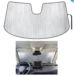 lot 1055 image: YelloPro Auto Custom Fit Car Front Windshield Reflective Sunshade Protector for 2020 2021 2022 2023 2024 2025 Toyota Corolla Sedan, Hybrid, SE, SE 6MT, XSE, L, LE, XLE, Accessories, Made in USA