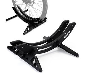 lot 1058 image: WILDKEN Bike Stand, Bike Stand Floor for HomeGarage Adjustable Bicycle Stand Bike Parking Rack Fit Road Bike, Mountain Bike, MTB, BMX, Commuter Bike, Kids Bike, Scooter (Black)