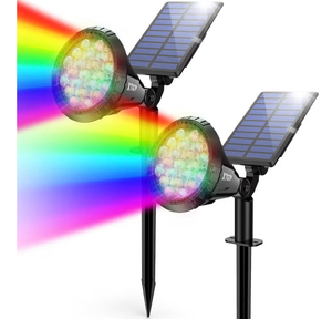 lot 1063 image: 4 pack outdoor solar lights (used)