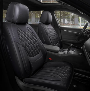 lot 1067 image: FREESOO Black Car Seat Covers Full Set - Faux Nappa Leather Seat Covers for Cars, Ultra Breathable Waterproof Front Seats Protector with Lumbar Support, Universal Fit for Automotive Sedan SUVs Pickups