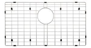 lot 1076 image: Serene Valley 26-14 X 14-14 Sink Protector, Rear Drain with Corner Radius 38, NLW2715R