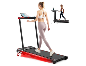 lot 1086 image: Walking Pad Treadmill with Remote, damage on cord, but is repairable