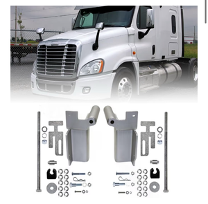 lot 1108 image: Bumper Deer Guard Brackets Mounting Hardware Set Compatible with Freightliner Cascadia 2008-2017 (loose hardware)