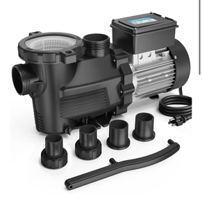 lot 1113 image: InAbove Ground Pool Pump, Self Primming High Flow (Dual Speed, 1.5HP, 4750 GPH, 115V)