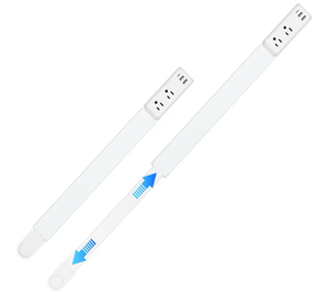 lot 1162 image: Electrical Outlet Extender Long Stick with USB-A&USB-C&2 AC Outlets,Telescopic Plug Extends 22-34,180° Rotating & Extendable for Hard-to-Reach Outlets Behind Couch,Bed,Nightstand,Desk