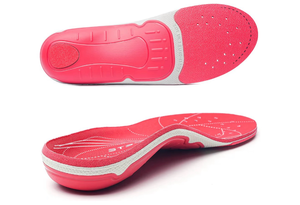 lot 1163 image: Plantar Fasciitis Insole High Arch Support Insert Foot Pain Relief Women Men Orthotic Flat Feet Heel Spur Comfort Standing All Day, Work Boot Shoe Insole, XL