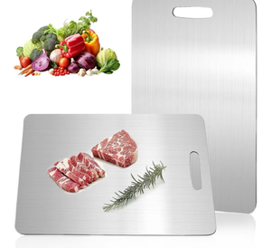 lot 1165 image: Katuchef Titanium Cutting Board,2026 New 100% Pure Titanium Cutting Boards for Kitchen,Titan Cut Pro Non toxic Doubld-Side Durable Chopping Boards, Easy to Clean and Store(1PC-L15.35  11.02)