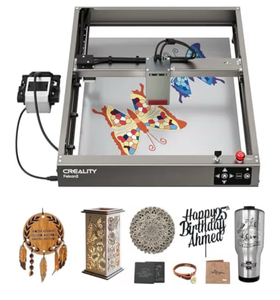 lot 1220 image: 20w version, CREALITY FALCON2 20W Laser Engraver Machine with Air Assist, 240W Laser Engraver and Cutter Machine for Wood Metal Crafting Customized Gift and Batch Produce