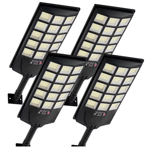 lot 1246 image: Solar Lights Solar Street Light Oudoor Flood Lights 6500KLED Security Light, Motion Sensor, Dusk to Dawn, with Remote Control, Outdoor, Waterproof, for Outside Garden, Yard, Parking Lot, 4PACK