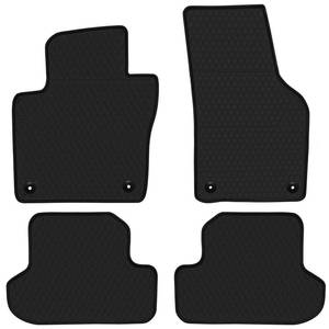 lot 1250 image: Matericuo Car Floor Mats Custom Fit for Volkswagen VW Beetle 2012-2019 Black Rubber Auto Liner Mats All Weather Protection Heavy Duty Odorless