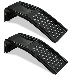 lot 1289 image: Rockland 4 Ton 8000 LBS Solid Steel Car Ramp Set, 35 L x 13 W x 9 H, Heavy Duty Auto Truck Ramps for Oil Change and Car Repair, Ideal for Easy Home Garage Maintenance (Pack of 2)