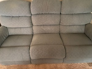 lot 153 image: La-Z-Boy Couch, Both Ends Recline