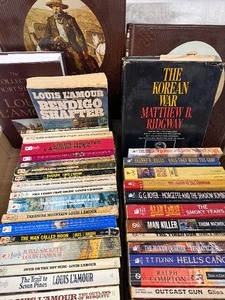 lot 65 image: Vintage Books - Louis LAmour and More