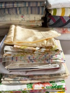 lot 79 image: Misc Vintage Linens From Around the House