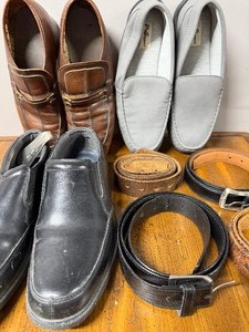lot 99 image: Mens Shoes and Belts