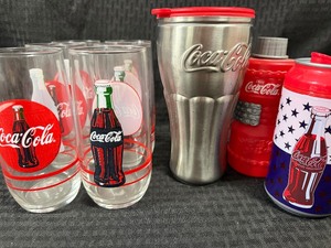 lot 901 image: CocaCola Glasses and Travel Cups