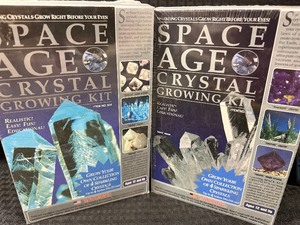 lot 905 image: Space Age Crystal Growing Kits, Both NewSealed Boxes