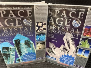 lot 906 image: Space Age Crystal Growing Kits, Both NewSealed Boxes