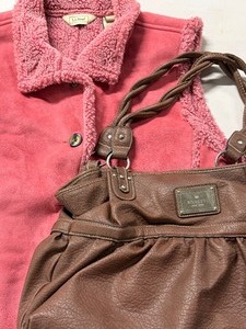lot 956 image: LL Bean Vest (XL) and a Handbag