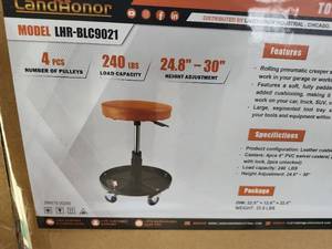 lot 2067 image: (LHR-TS240)LandHonor - Creeper Tool Stool -Unused
