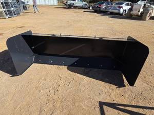 lot 6033 image: JCT - 96inch Skid Steer Snow Pusher Attachment - Unused